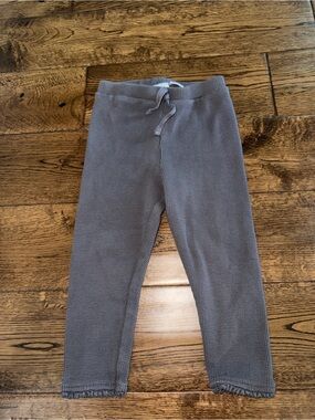 Zara Grey Waffle Knit Leggings 2-3 Year
